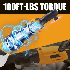 for Dewalt 20V Battery Cordless Actuator Set, 400 RPM 3/8" Power Ratchet Wrench with Variable Speed Trigger, Replacement DCF513B